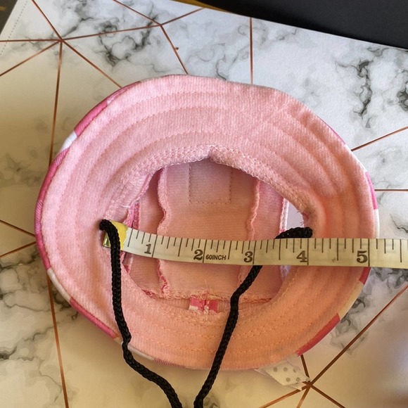 Pawaboo Pink Plaid Dog Hat - Picture 2 of 3